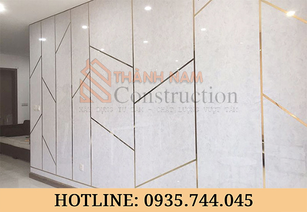 Chuyên thi công tấm ốp nhựa giả đá PVC